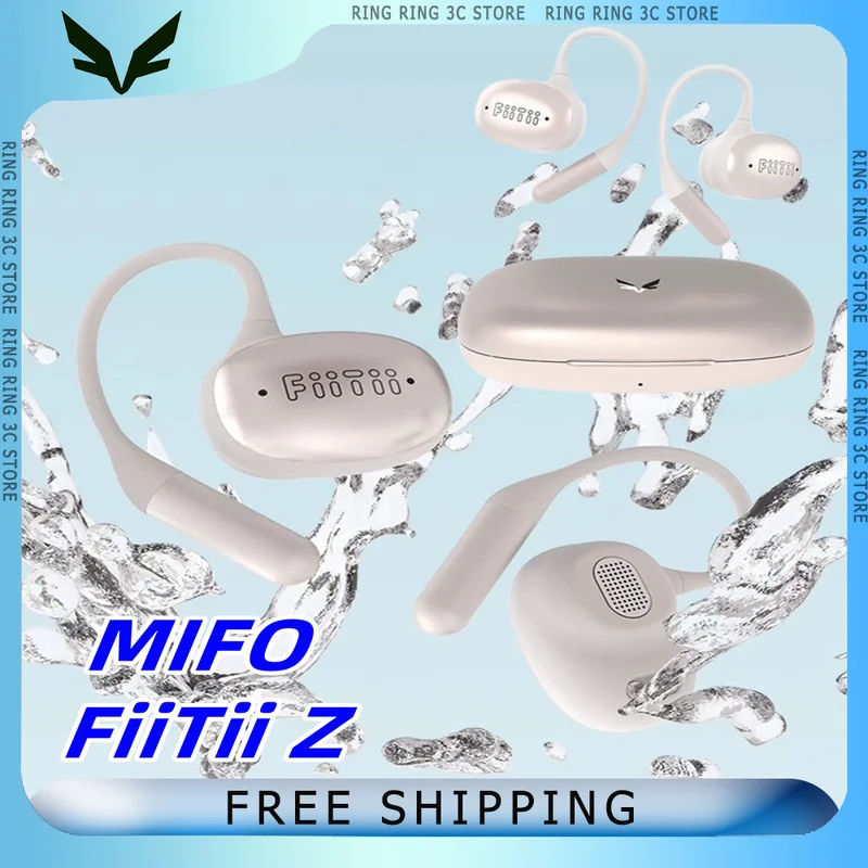 MIFO FiiTii Z Wireless Earphones Bone Conduction Noise Reduction Bluetooth IPX5 Waterproof Headset Hanging Ear Earbuds Custom