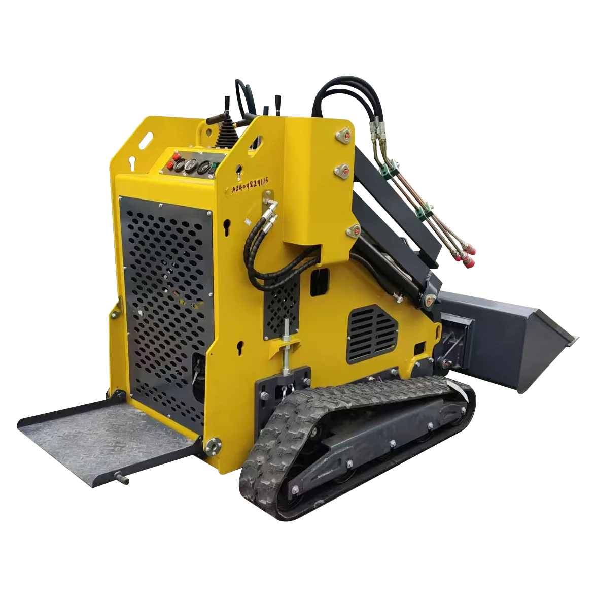 

Customized 430 Mini Skid Steer Loader High Power Stand-on Loader Can Push Soil Sweep Snow and Weed