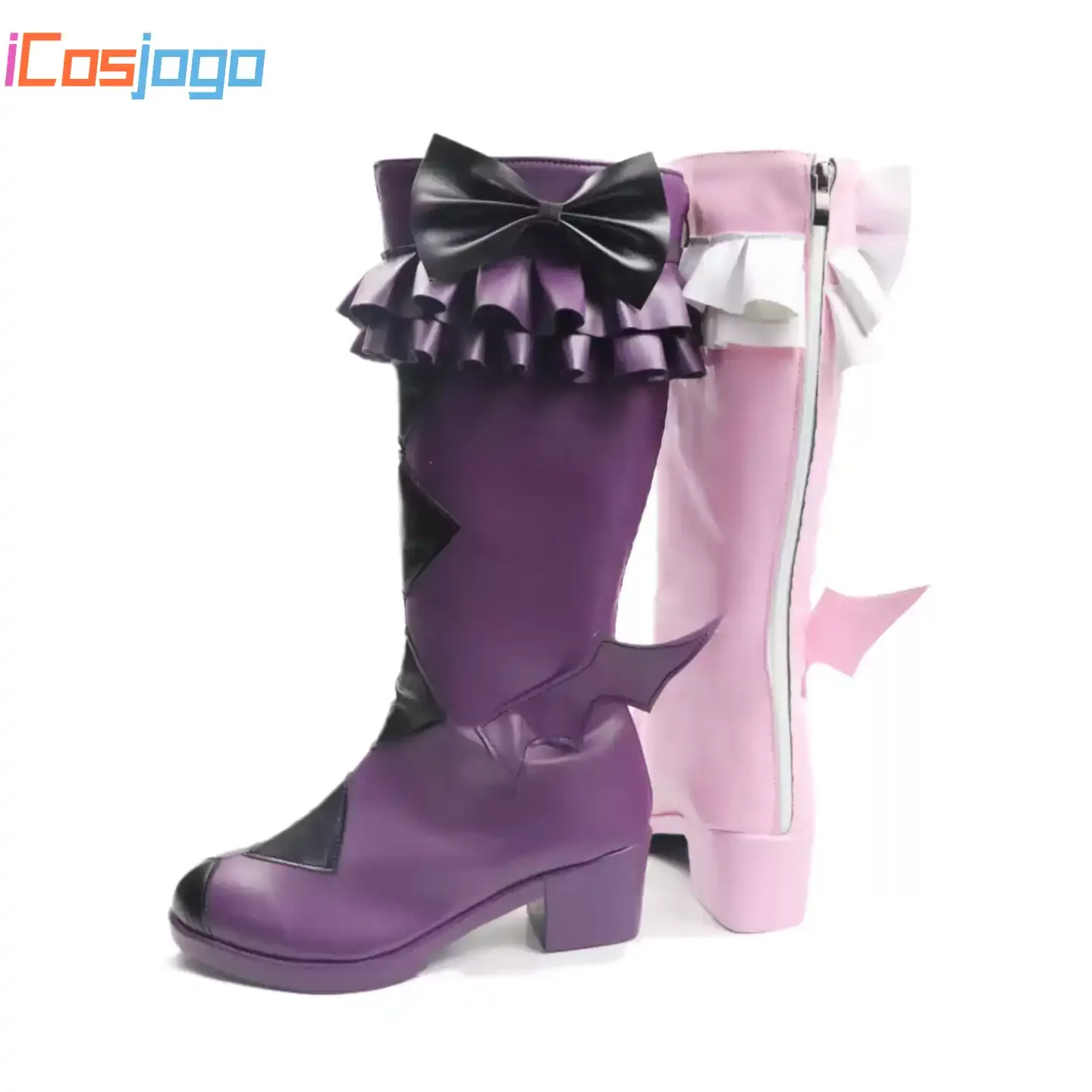 Rainbow Live	Kurisaki Kaname  Cosplay Shoes Halloween Carnival Boots PU Leather Shoes Cosplay Costume Prop