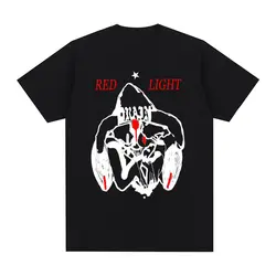 bladee 333 Drain Gang Red Light Character Skate Hip Hop T-shirt Cotton Men T shirt New Tee Tshirt Womens Tops