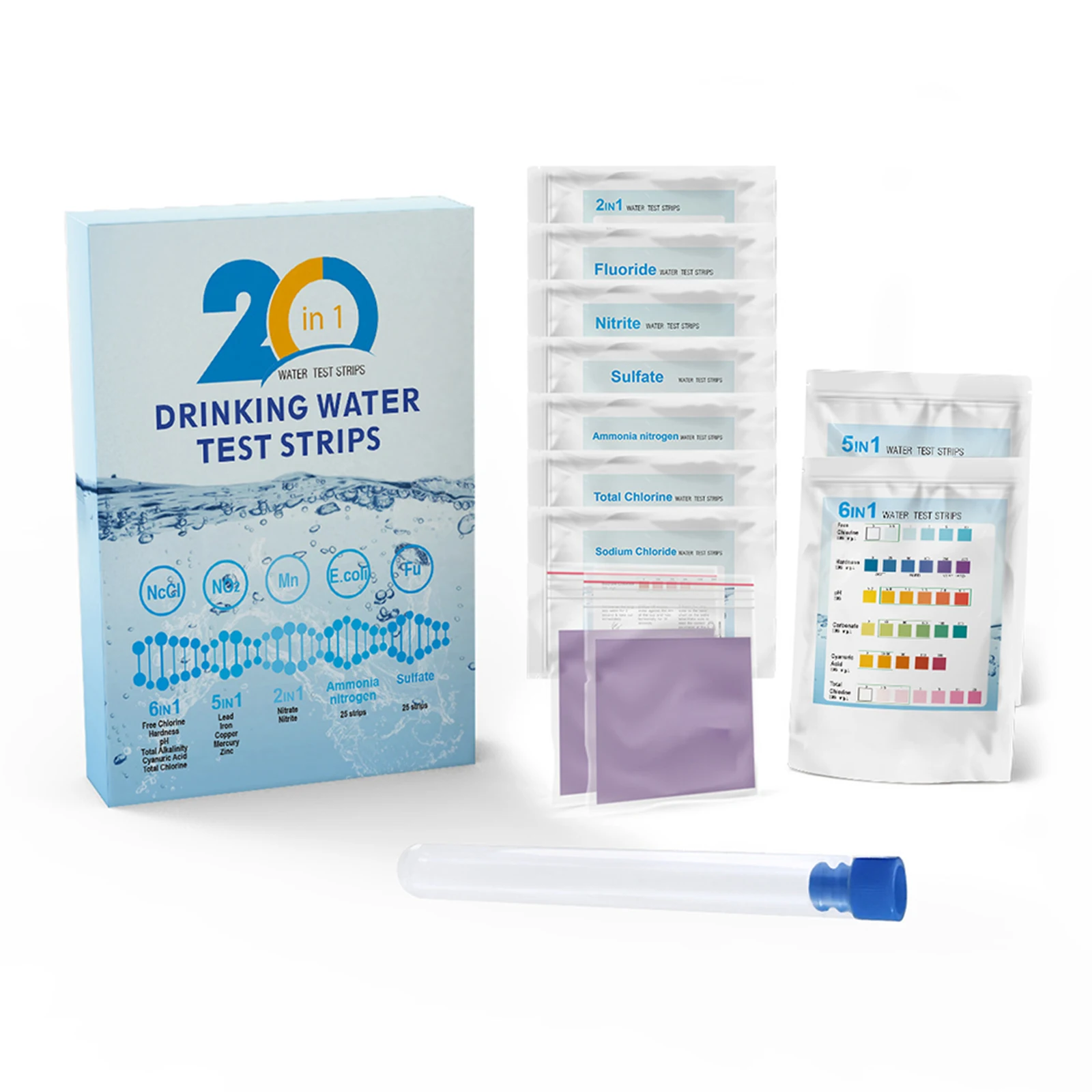 

Durability Drinking Water Testing Kit Number Of Pieces Package Content Ammonia Nitrogen Quick And Accurate Results