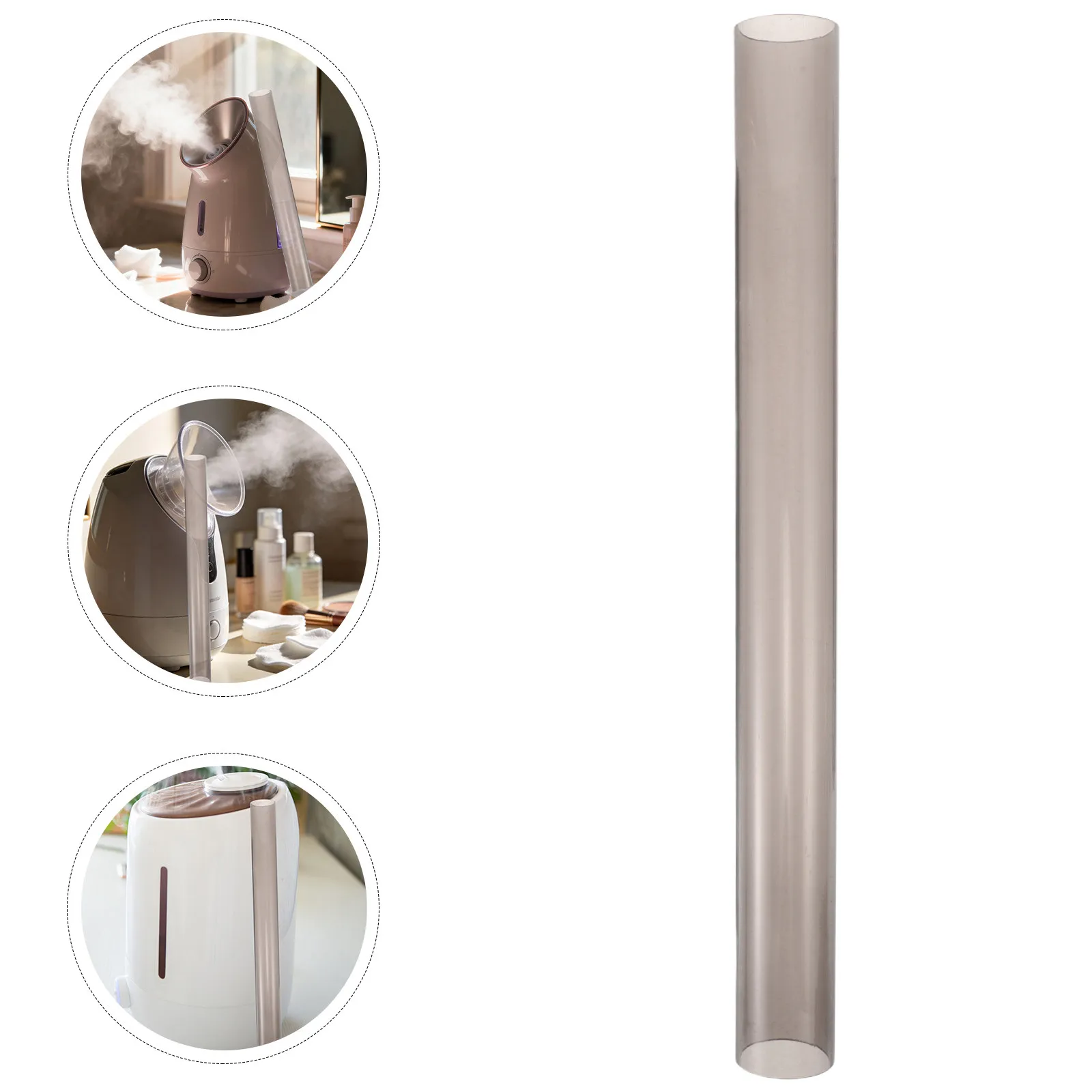 Plastic Facial Steamer Cold Tube Replacement Part 31.7cm Leakproof Steamer Cold Spray Pipe for Salon Facial Steaming Device Home