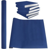 47x16 Inch Dark Blue Book Binding Cloth, Nylon Book Cloth Rectangle Book Cover Fabric for Binding Scrapbooking Album
