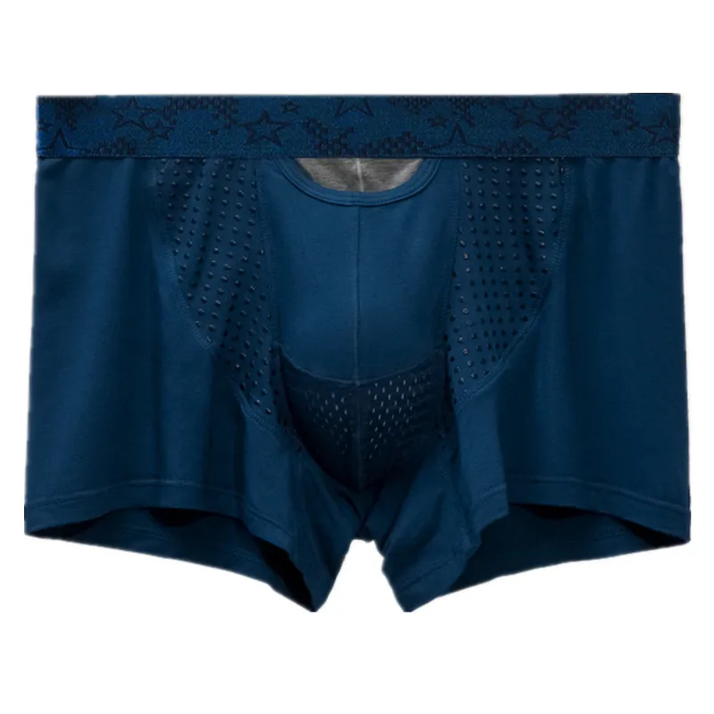 Men Boxer Shorts Modal Underwear Man Solid Panties Homme Ropa Breathable Middle Rise Magnetic Bullet Separation Pouch Underpants - Image 4