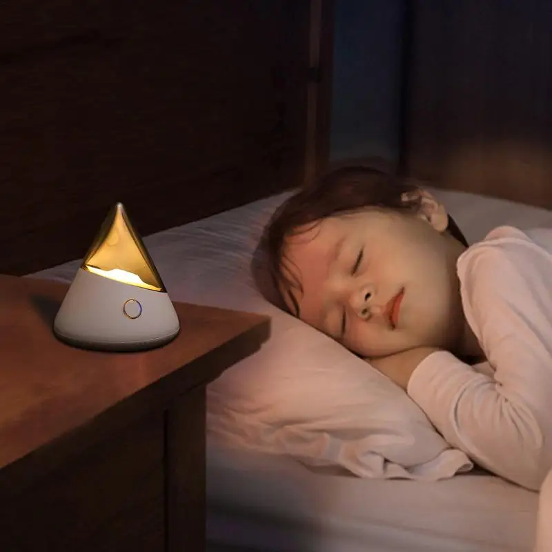 

Touch Night Light Bedside Lighting Rechargeable Novelty Ambient Light Atmosphere Nursery Lamp Bright Exquisite For Coffee Shop