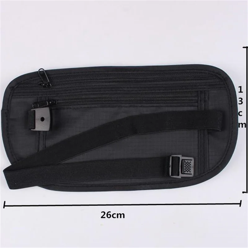 Invisible Travel Waist Packs Pouch For Passport Money Belt Bag Hidden Security Wallet Gift Travel Bag Chest Pack Money Waist Bag