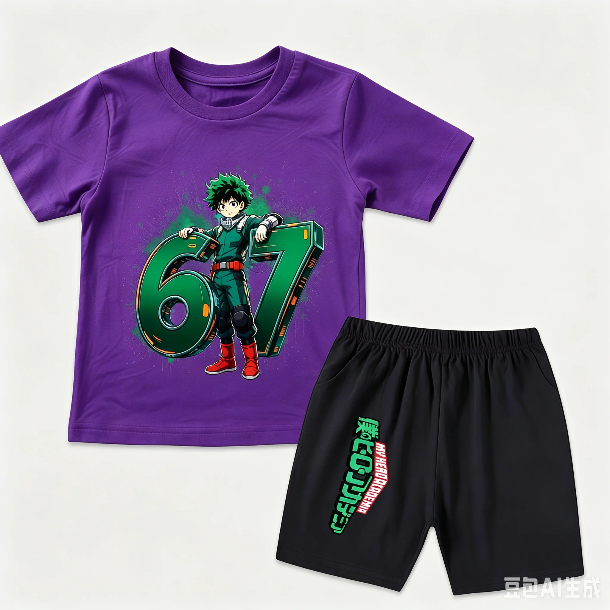 僕のヒーローアカデミア 緑谷出久 67 プリント コットン  - Boyshort Underwear のレビューと価格