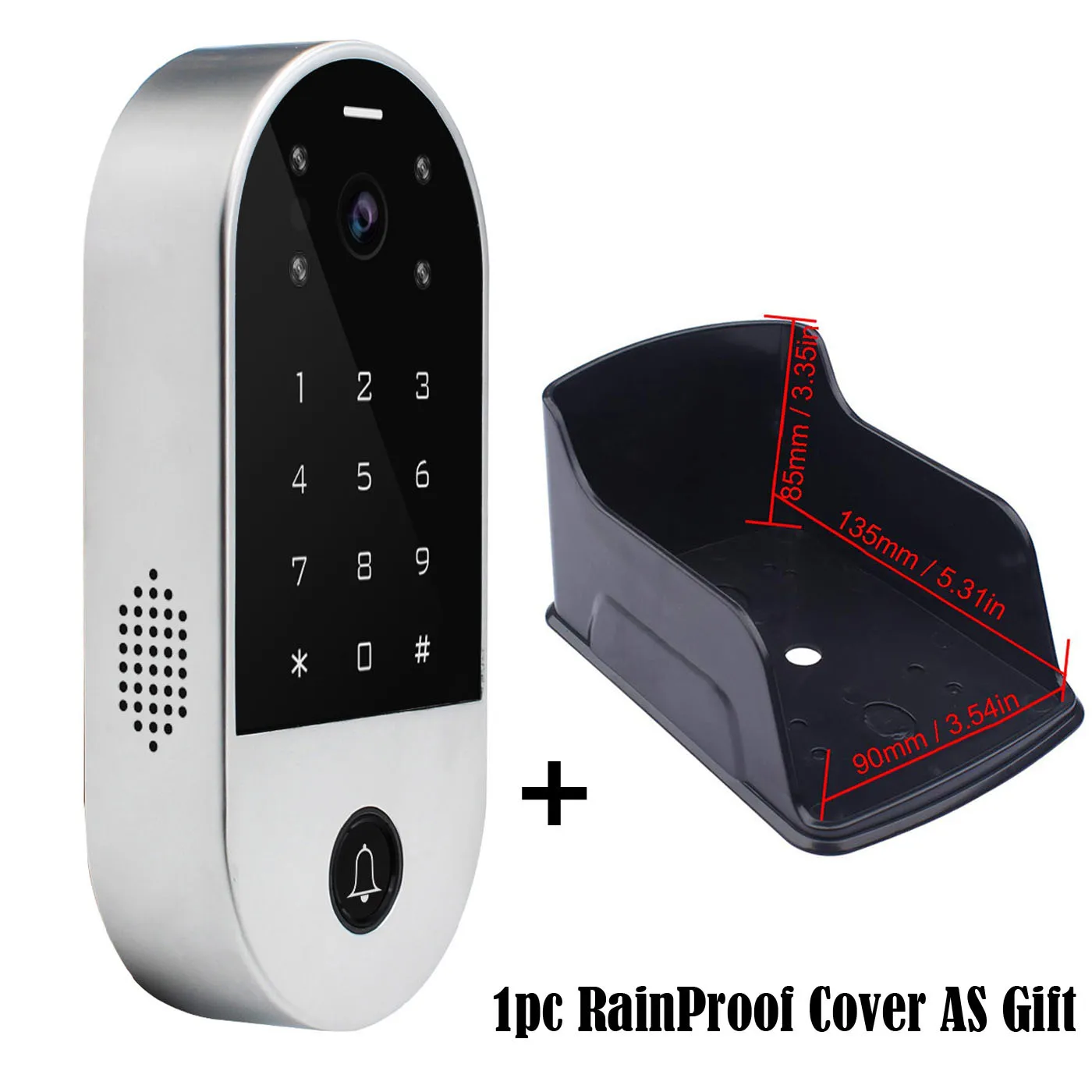 Doorbell credit card password electronic access control system home intelligent APP building remote door opening for intercom mo