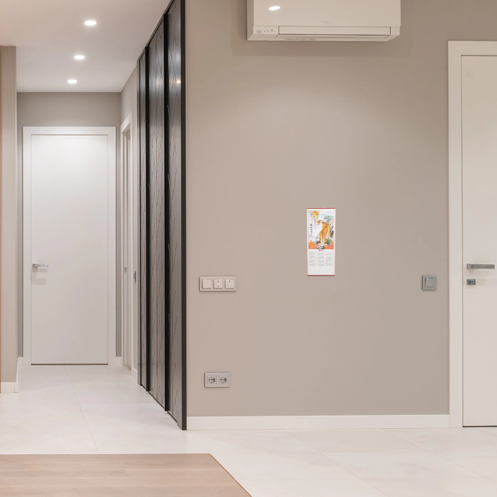 

Лунный подвесной настенный календарь на 2024 год, отрывной китайский календарь, год дракона, традиционный китайский Новый год, домашний офис