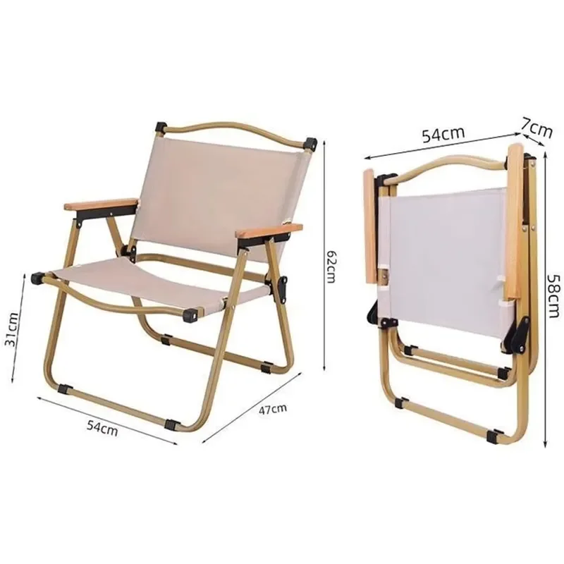 for Aluminum Folding Chair Lightweight Portable No Assembly Easy Storage Compact Size for Outdoor