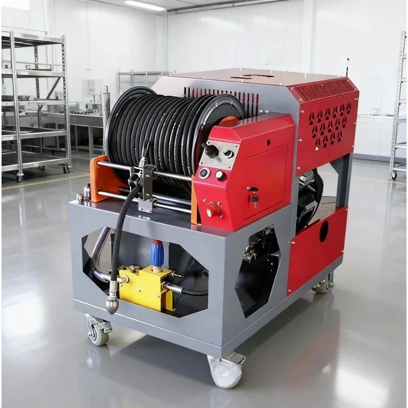 New High-Power 37HP Engine Driven High-Pressure Cold Water Cleaning Pipeline Dredging Machine for Commercial Sewer