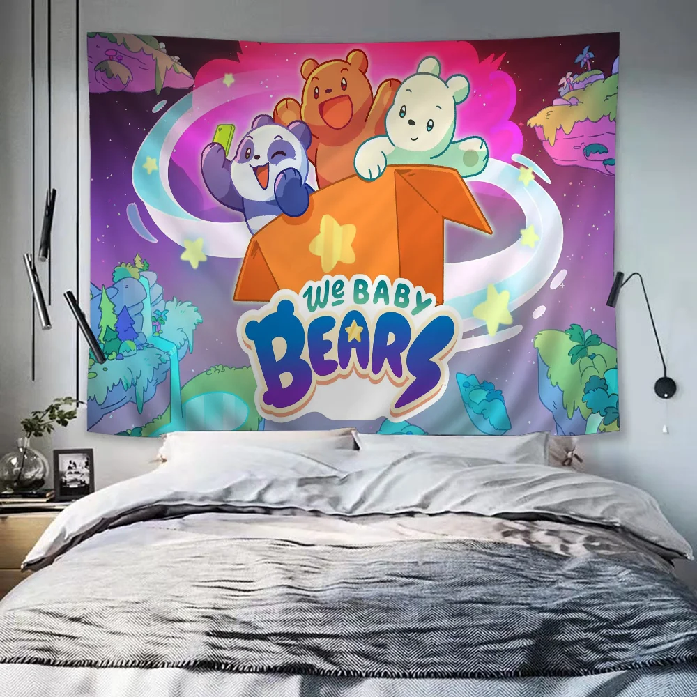 

W-We B-Bare B-Bears Hippie Wall Hanging Tapestries for Living Room Home Dorm Decor Art Home Decor