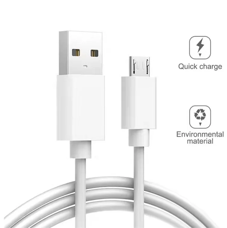 Micro b charging cable is suitable for charging smart devices such as Samsung, Xiaomi, tablets, mobile power supplies, etc