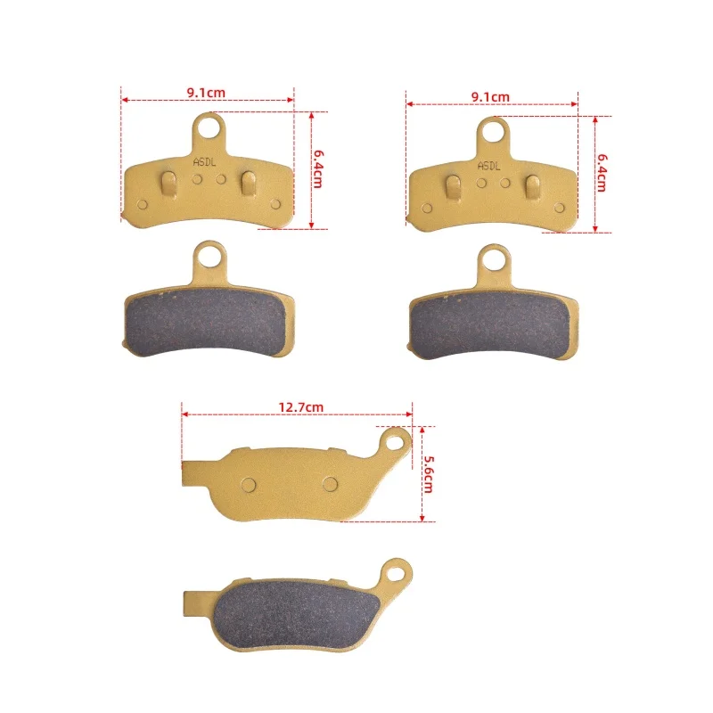 Brake Pad For HAR/LEY FLD FXDF  FXDWG FXDC FXDB FXDBC FXDL FLSTF FLSTFB FXST FXSTB FXSTC FLSTC FLSTN FLS FXCW Street/Fat Bob