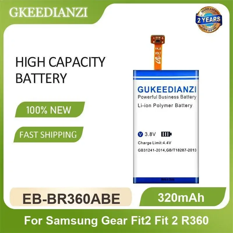 

EB-BR360ABE Аккумулятор для часов Samsung Gear Fit2 Fit 2 R360, 320 мАч, высокая емкость
