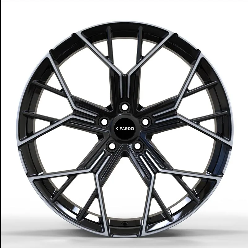 Kipardo 20 Inch 5 Lug 5 Hole 5x112 Black Polished Car Alloy Wheels Rims for   5 Series G20