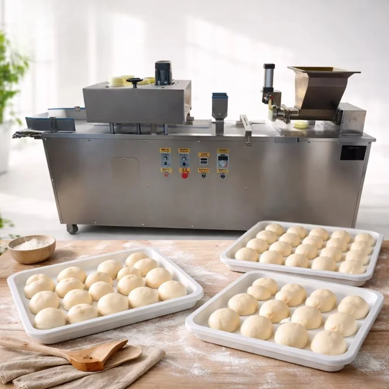 Customized Commercial Automatic Dough Divider Separator Rounder Integrated Machine Stainless Steel Dough Ball Forming Equipment