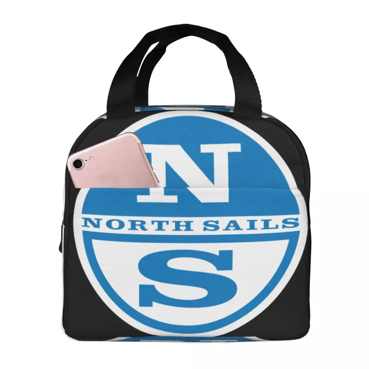 North Sails Lunch Bag Unisex tragbare Kühler isolierte Lunchbox Lebensmittel Bento Box