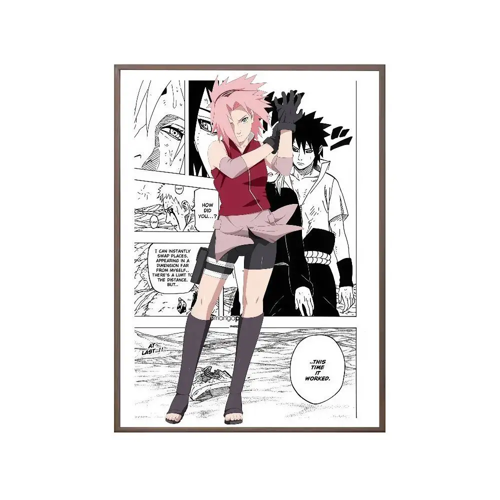 N-NARUTO coole Anime-Poster, Schlafsaal-Dekorationen, Wandgemälde für Schlafzimmer und Wohnzimmer, Souvenirs