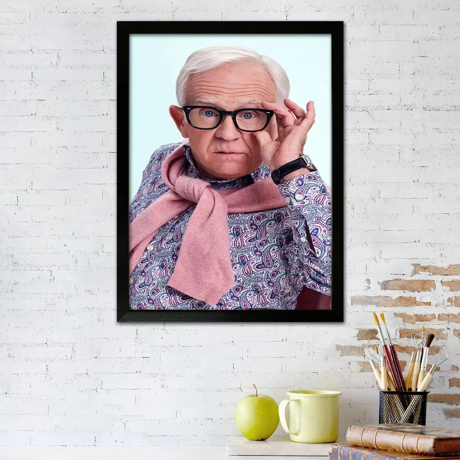 leslie jordan Canvas Art Poster and Wall Art, Picture Print, Modern Family Bedroom Decor,Decorative painting