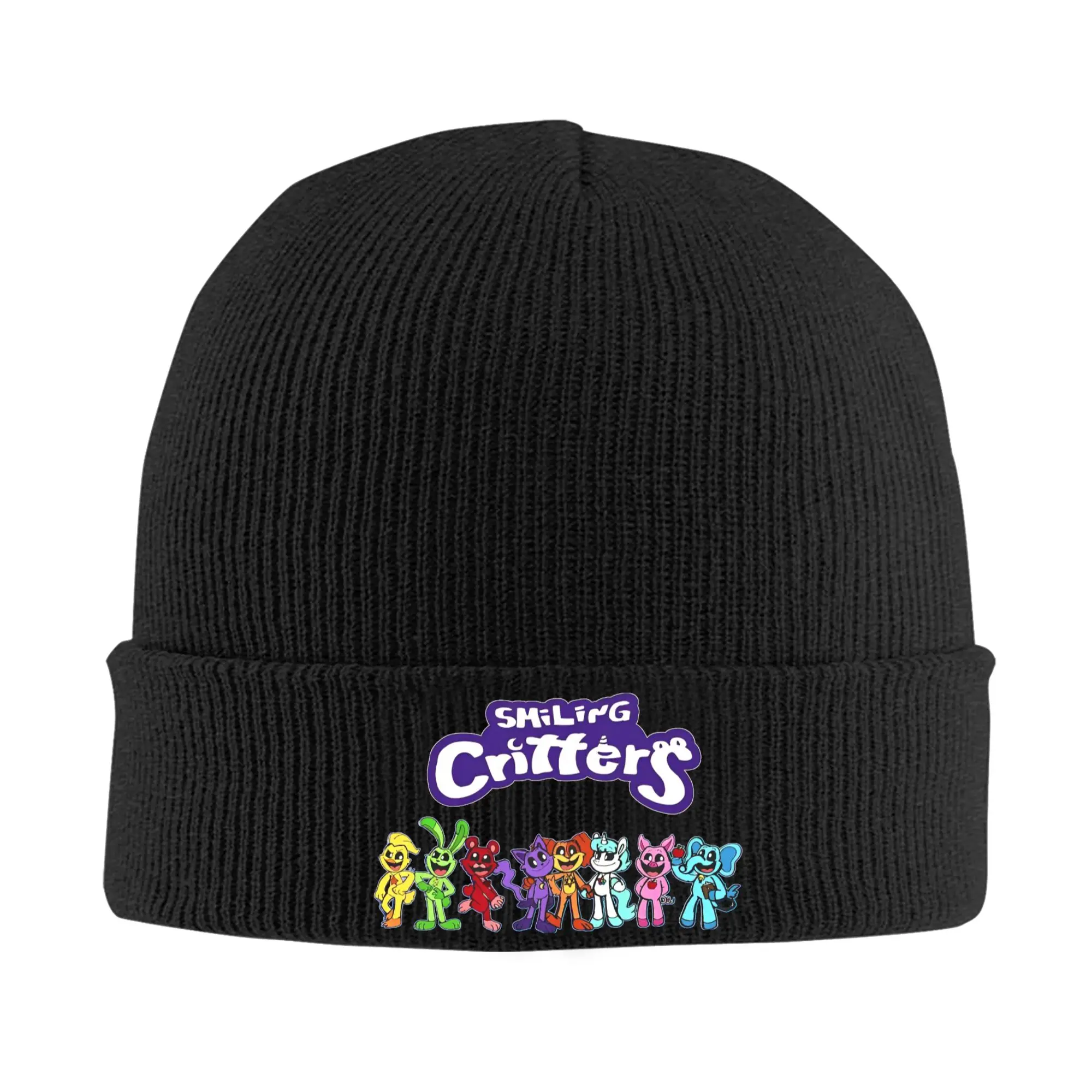 Smiling Catnap Beanie Hats Dogday Toddlers  Bonnet Hats Female Male Street Y2K Hippie Knitted Hat Winter Custom Head Wrap Caps