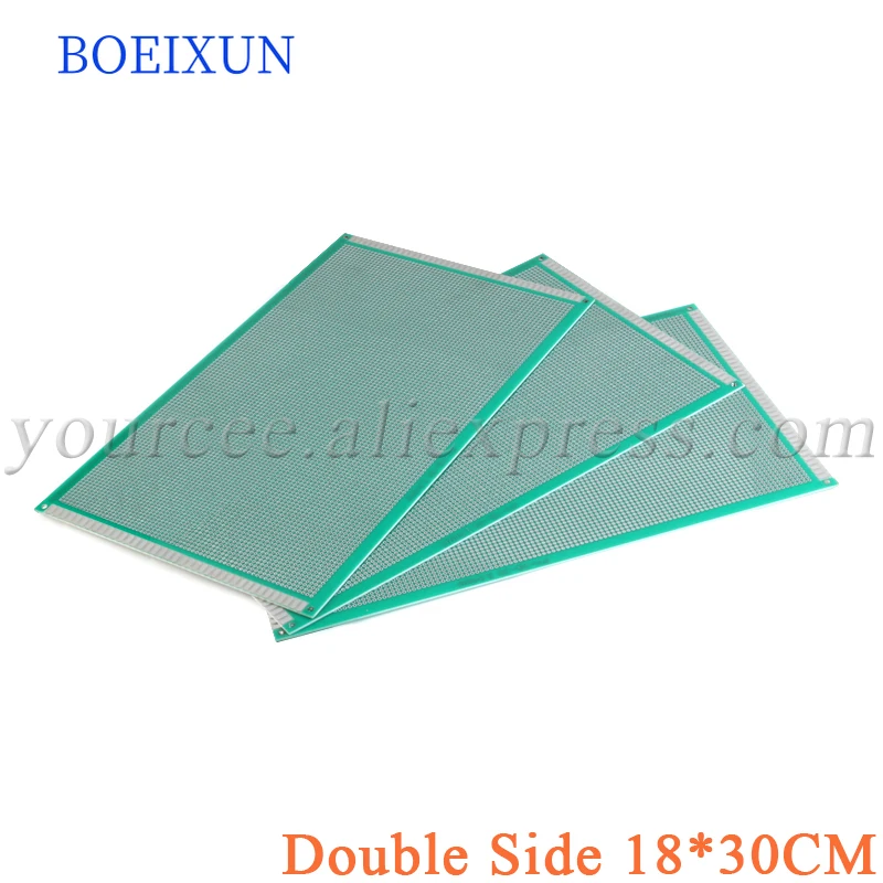 

18*30cm Double Side Prototype PCB 18X30cm DIY Universal Printed Circuit Board Protoboard 180*300mm