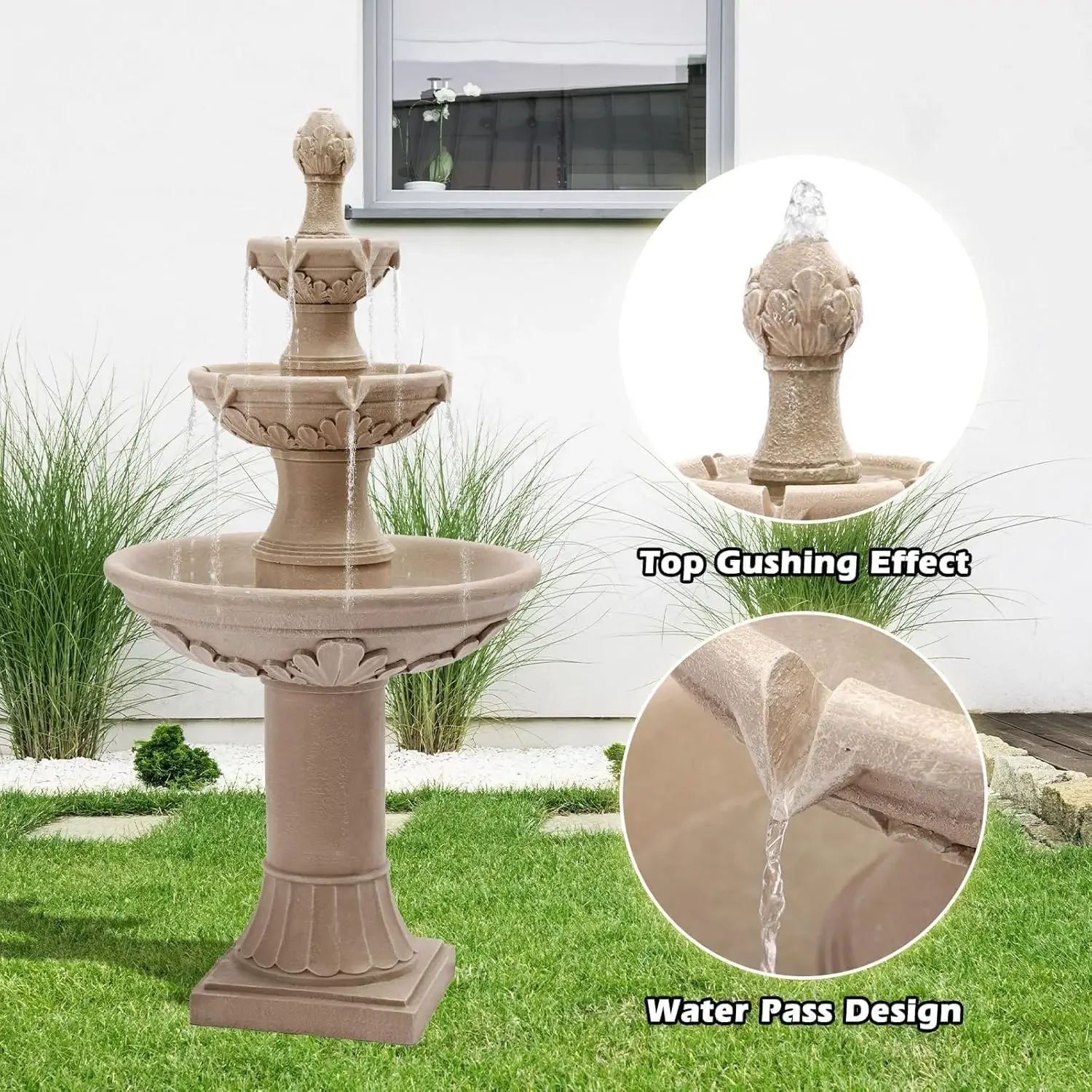 Outdoor Fountains and Waterfalls, 48.4