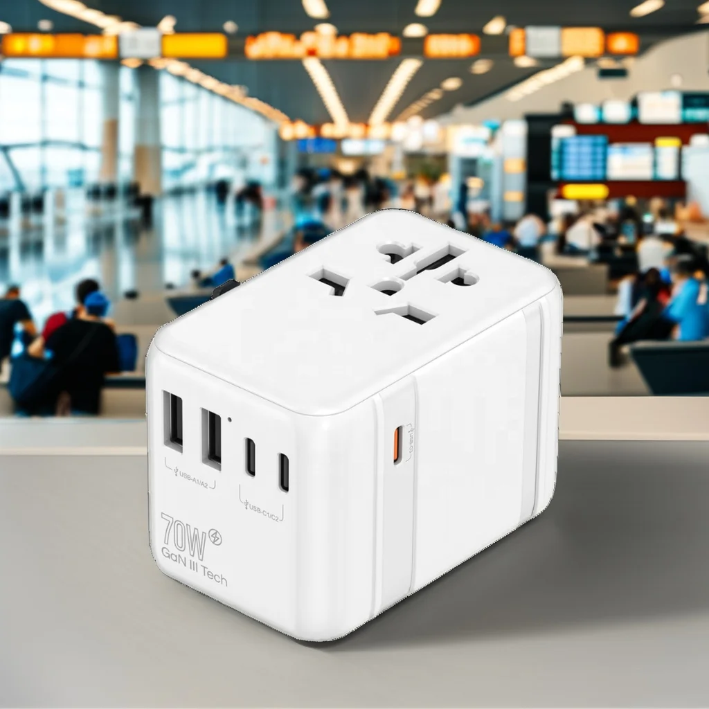 Universal Worldwide Travel Socket Power Adapter Usb Travel Adaptor World Charger Adapter for Mobile Phone Laptop