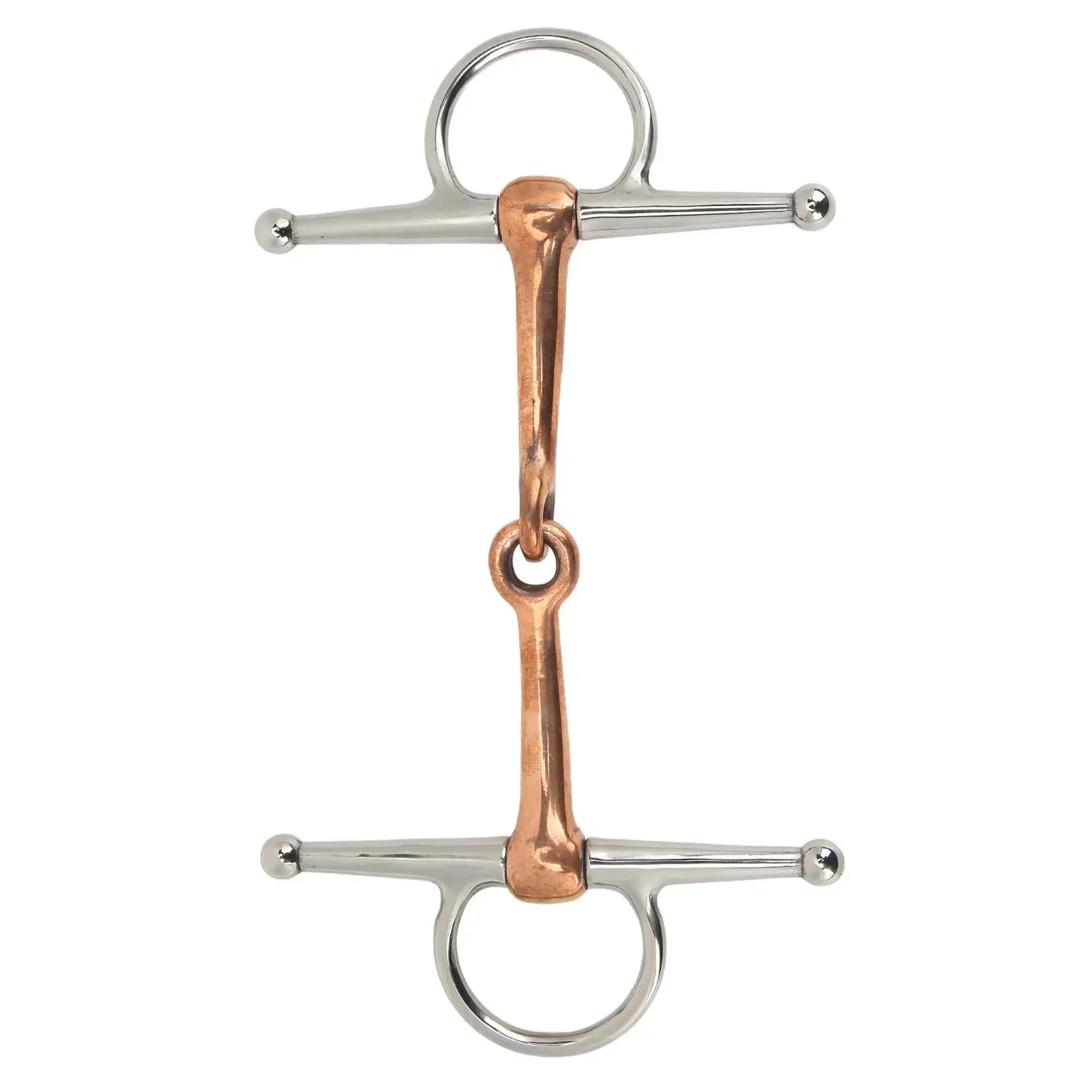 Stainless Steel 125mm for horse Snaffle Bit - Easy Install Cheek Design, Durable Fine Workmanship, Perfect for horse Gift