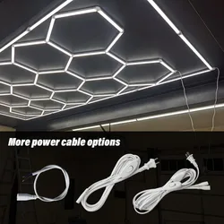 Hexagon Led Splicing 2-Pin cable for LED Lamp is Suitable for Bordered Honeycomb LED Tube Ceiling 110-240V