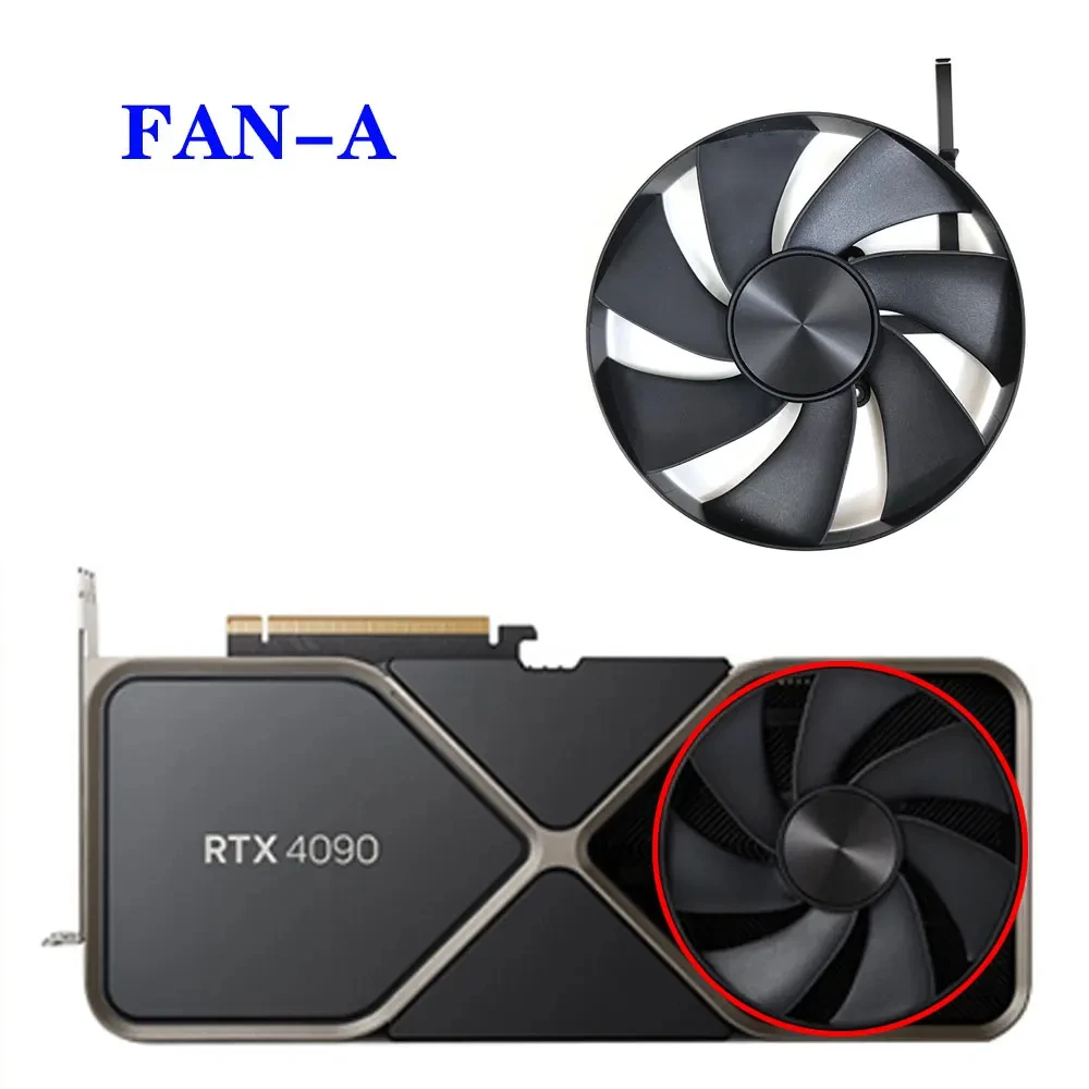 Original NVIDIA 115MM  RTX4090  AD4A31K04 AD4A31K05 Video Card Fan For RTX 4090 Founders Edition Graphics Card Replacement Fan