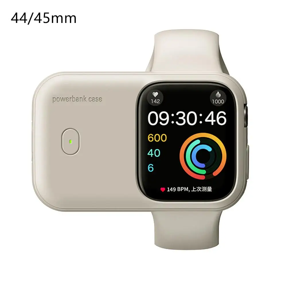 Portable Watch Wireless Charger Power Bank Case For Apple Watch 45mm 44mm 49mm Battery Charging Powerbank For iWatch