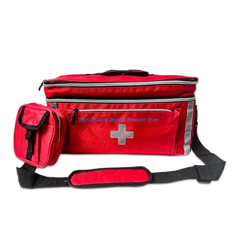 

U2JE Adjustable Shoulder Strap First Aid Bag Contatiner Lightweight Modular Detachable Design Easy to Carry for Outdoor Activity