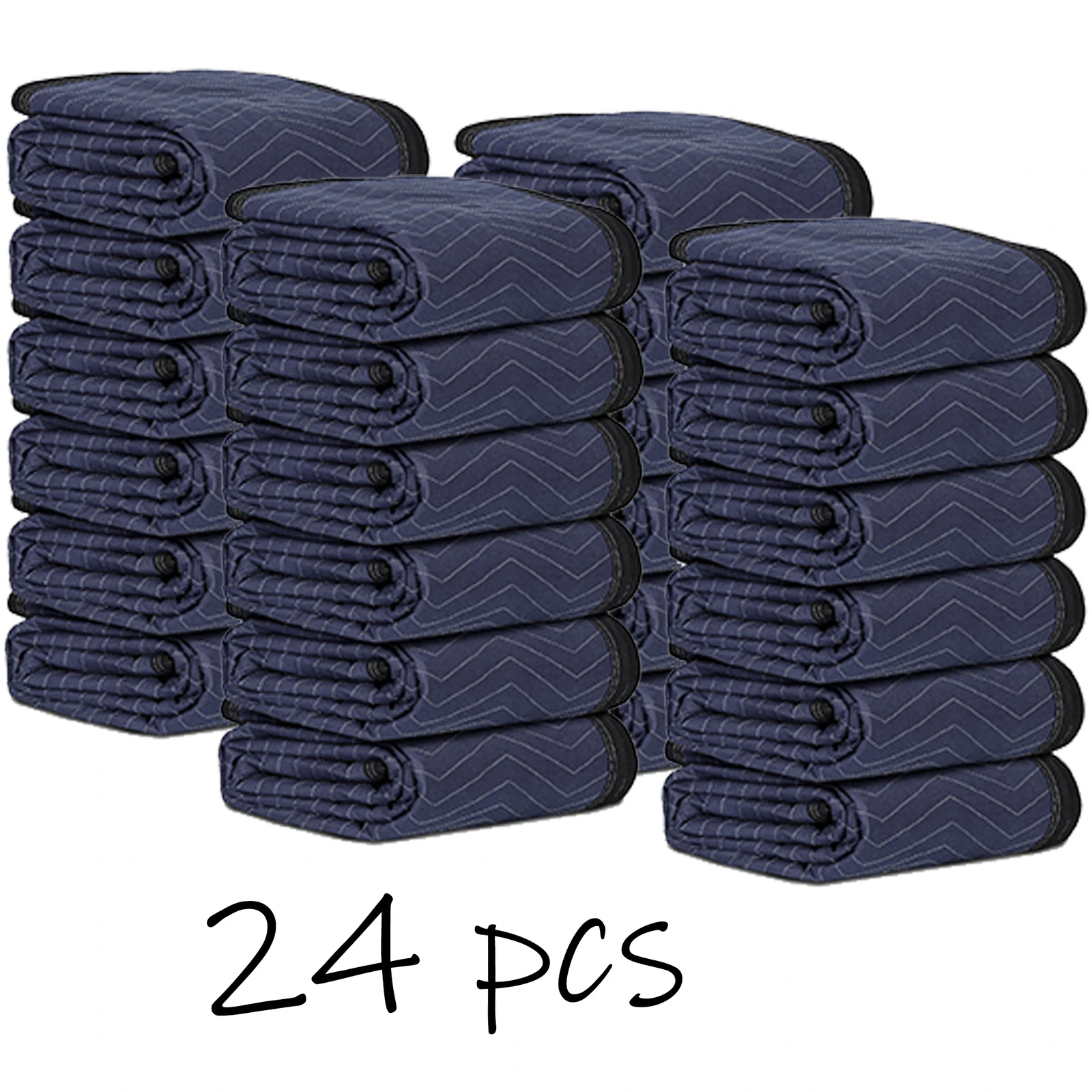 

24 PCS 80" x 72" (35lb/dz) Moving Blankets Pads Shipping Pads for Furniture