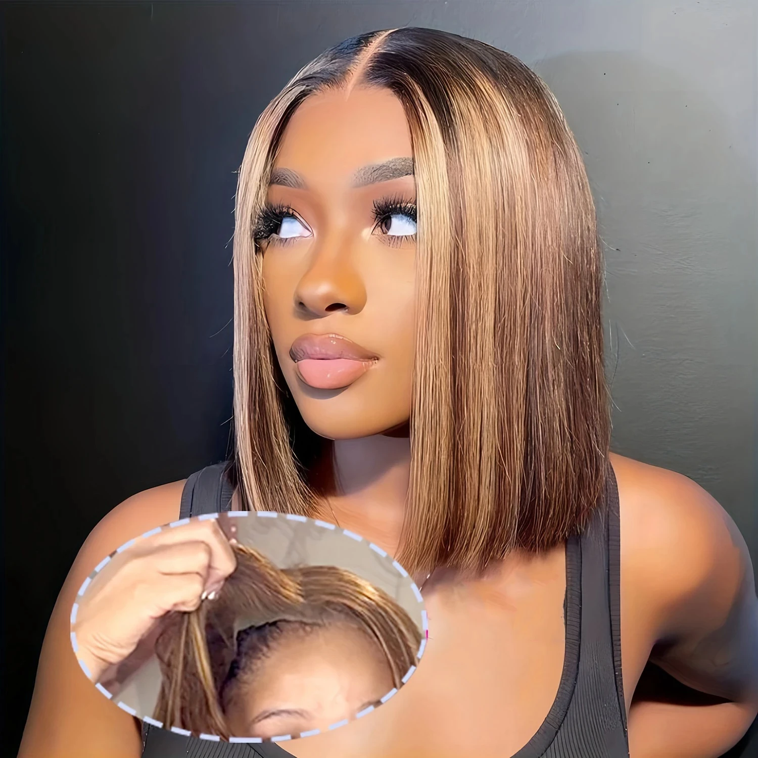 highlight-bob-wig-transparent-glueless-wig-human-hair-ombre-human-hair-for-women-6x6-straight-lace-closure-wigs-human-hair