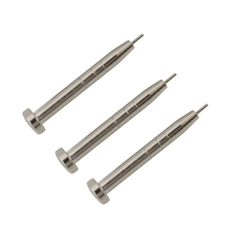 15Pcs/Lot Stainless Steel Watchband Link Pin Remover Tool 0.8mm 0.9mm Puncher Pin Parts For Watchband Adjust Removel Tools