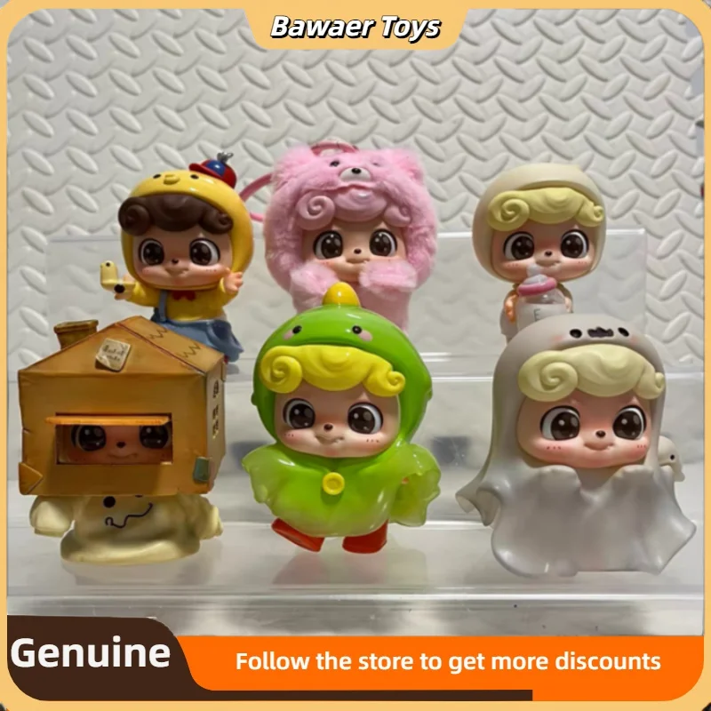 

New Q Kid Qbao Be Your Q Baby Series Blind Box Figurine Ornament Garage Kit Desktop Collection Birthday Mysterious Gift Toy