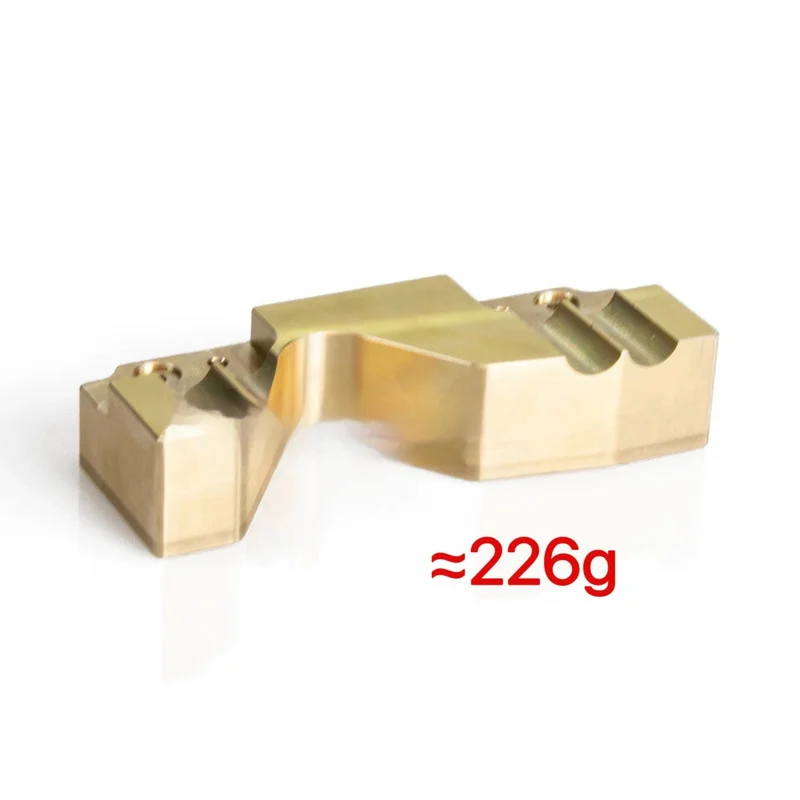 Crossrc Brass Front Bumper Counterweight For Rc Crawler Car Model Upgrade Parts 226g Heavy Duty Metal Accessory