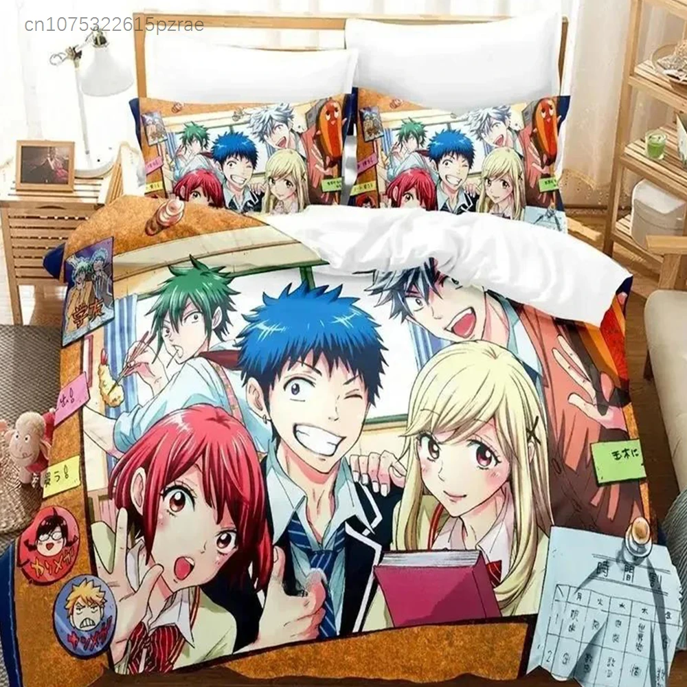 Yamada-kun And The Seven Witches Bedding Set Printed Bed Set With Pillowcase Duvet Cover Soft Queen King Size Bedclothes Home