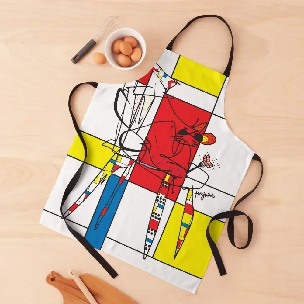 

Ugly Animal Series Apron Men'ss for kitchen useful carpenter professional hairdresser Apron