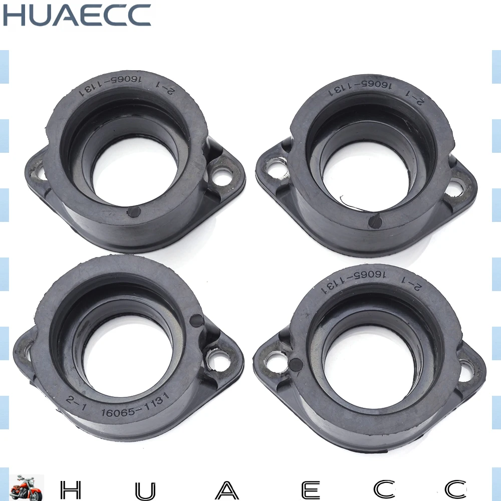 4PCS 16065-1131 Motorcycle Carburetor Interface Adapter Intake Manifold Pipe for Kawasaki KZ1000 ZX1100 ZN1100 GPZ1100 ZXT10A view 4