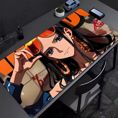 Gaming Mouse Pad ONE PIECE Nico·Robin Accessories Office Gamer Keyboard Desk Mat Non-Slip ground mat big PC game Anime Mousepad