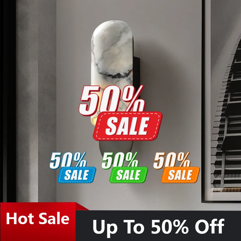 

Мраморный настенный светильник, новый прикроватный светильник в китайском стиле, ретро настенный светильник для спальни, коридора, современный светильник, роскошная декоративная лампа