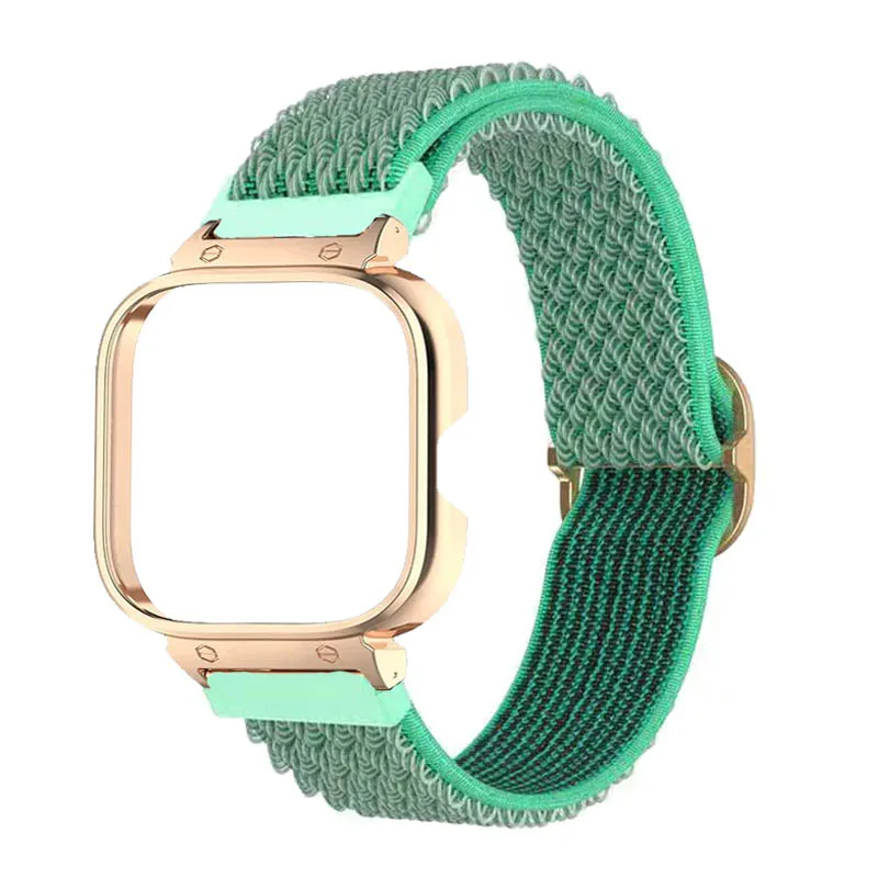 Watchband For Redmi Watch 4 Nylon Strap+Steel Case Wristband Xiaomi Redmi Watch 4 Nylon Bracelet+Case Redmi 4 Watch Strap