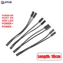 Motherboard Switch Power SW/RESET SW/HDD LED /Power LED 1 To 2 Double Adapter Cable Support Dual Boot 10cm