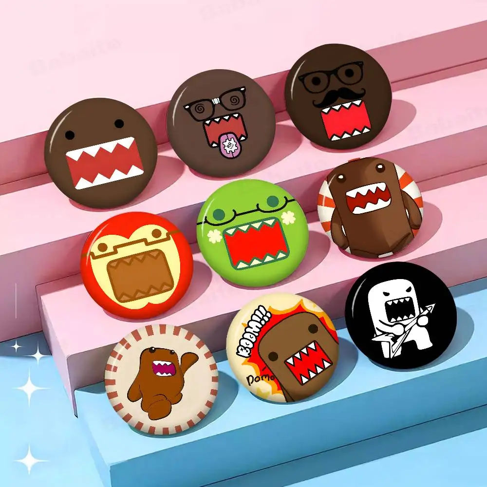 Cute D-Domo-KunS Anime Brooches Cute Cartoon  Badge Jacket Jeans Lapel Pin Gift Accessorie