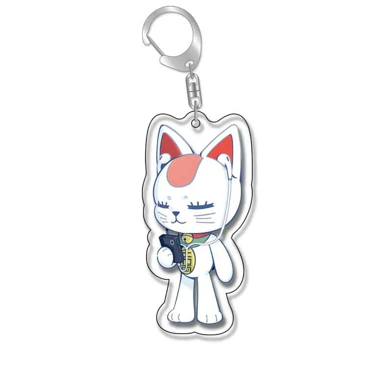 Anime Dandadan Momocute momo Cartoon Acrylic Key Ring Keychain Jewelry Pendant Friends Children Gift Accessories Bag Charms