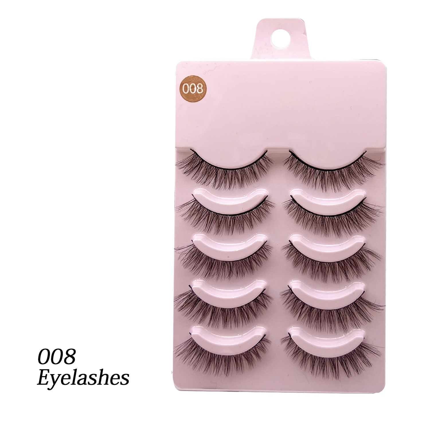 Natürliche 5 Paar Professionelle Make-up-Wimpern, Wispy Künstliche Wimpern im Koreanischen Stil, Kostenloser Versand, Cosplay Weiche Neue Manga Beauty Wimpern – Detail 22