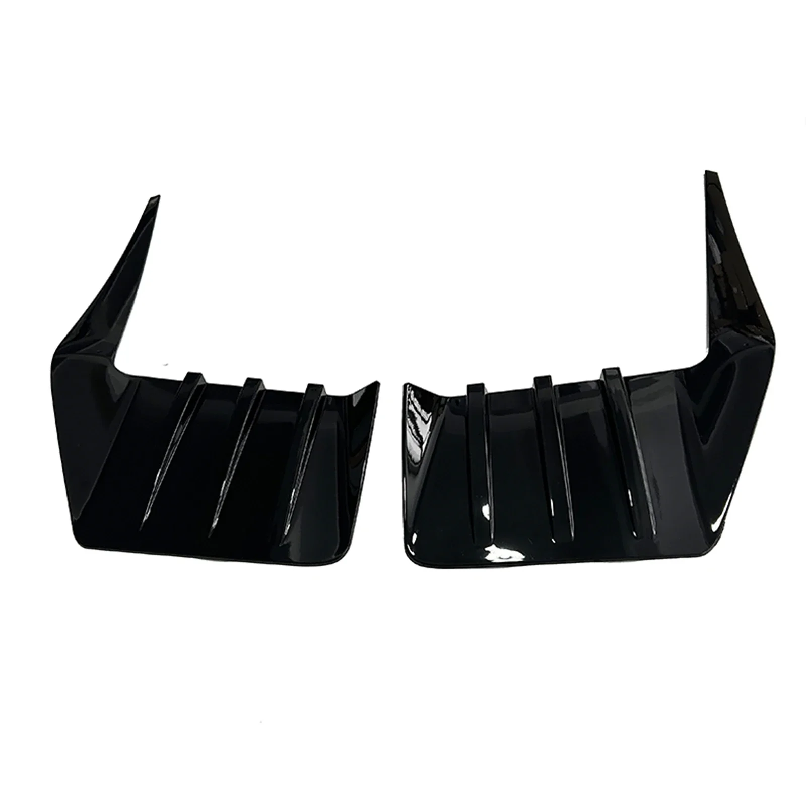 For BMW M2 G87 2023 2PCS Rear Bumper Side Corner Diffuser Cover Trim Rear Side Spoiler Appearance Accessories