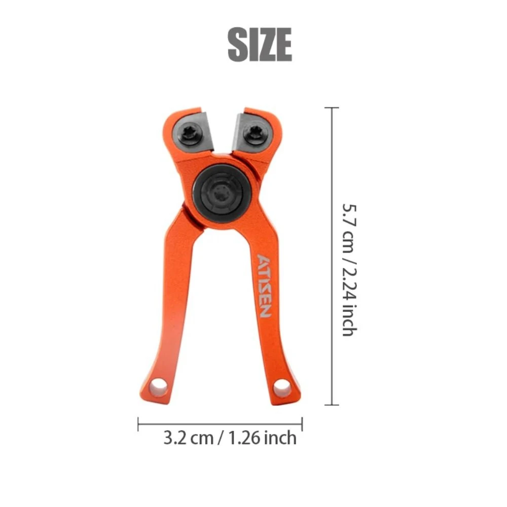 Tungsten Steel Head Fishing Line Cutter Built-in Spring with Hanging Hole Lure Shears Waterproof Lightweight Fishing Line Cut - Image 2
